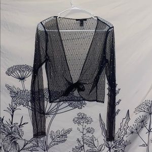 Black mesh top from forever 21